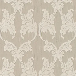 Profhome 956281-GU Papier peint aspect textile texturé mat 5,33 m2