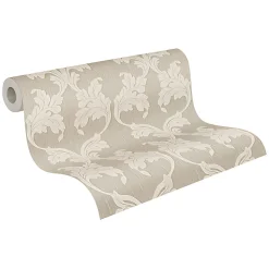 Profhome 956281-GU Papier peint aspect textile texturé mat 5,33 m2