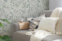 Profhome 387262-GU Papier peint floral lisse mat 5,33 m2