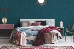 Profhome 380445-GU Papier peint ton-sur ton légèrement texturé effet métallique 5,33 m2