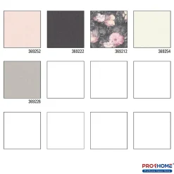 Profhome 369252-GU Papier peint aspect textile légèrement texturé mat 5,33 m2