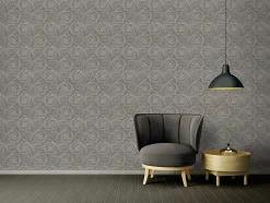 Profhome 935836-GU Papier peint de luxe exclusif texturé subtilement chatoyant 7,035 m2