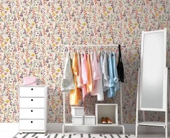 Profhome 396062-GU Papier peint floral légèrement texturé mat 5,33 m2