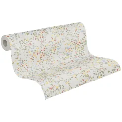 Profhome 397471-GU Papier peint floral légèrement texturé mat 5,33 m2