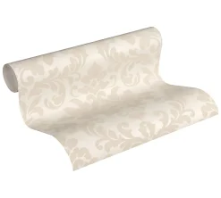 Profhome 372703-GU Papier peint baroque légèrement texturé subtilement chatoyant 5,33 m2