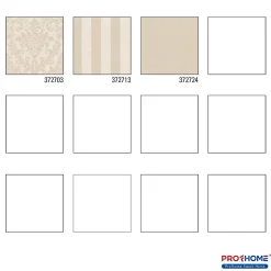 Profhome 372703-GU Papier peint baroque légèrement texturé subtilement chatoyant 5,33 m2