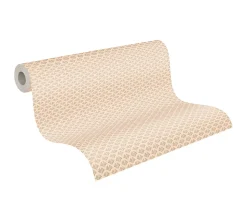 Profhome 379582-GU Papier peint à motifs graphiques lisse subtilement chatoyant 5,33 m2