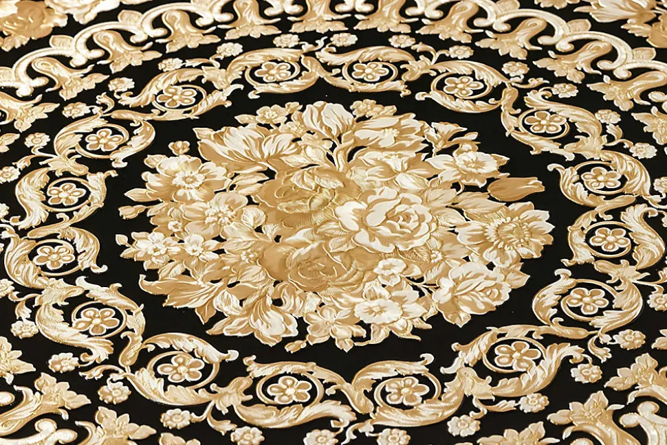Profhome 370553-GU Papier peint baroque légèrement texturé brillant 7,035 m2