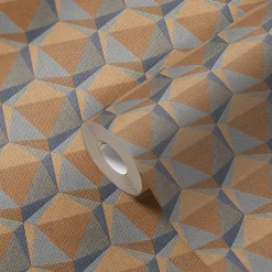 Profhome 387483-GU Papier peint à motifs graphiques légèrement texturé mat 5,33 m2