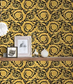 Profhome 935834-GU Papier peint de luxe exclusif texturé subtilement chatoyant 7,035 m2