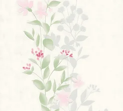 Profhome 372661-GU Papier peint floral légèrement texturé mat 5,33 m2