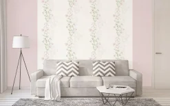 Profhome 372661-GU Papier peint floral légèrement texturé mat 5,33 m2