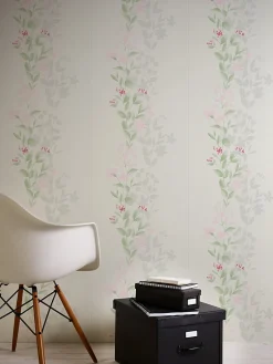 Profhome 372661-GU Papier peint floral légèrement texturé mat 5,33 m2