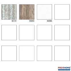 Profhome 361191-GU Papier peint aspect bois lisse mat 5,33 m2