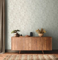 Profhome 395160-GU Papier peint aspect crépi texturé brillant 5,33 m2