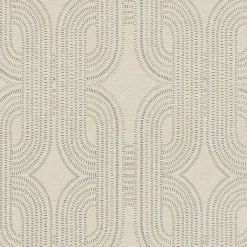 Profhome 399371-GU Papier peint rétro légèrement texturé et des accents métalliques 5,33 m2