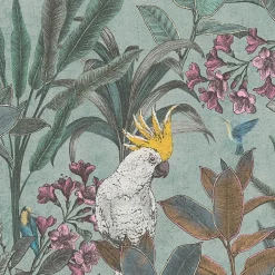 Profhome 397482-GU Papier peint moitf d'oiseaux légèrement texturé mat 5,33 m2