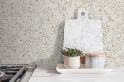 Profhome 397473-GU Papier peint floral légèrement texturé mat 5,33 m2