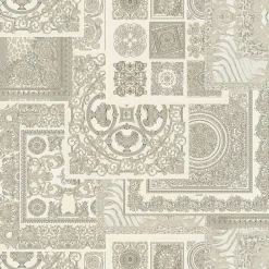 Profhome 370485-GU Papier peint baroque légèrement texturé subtilement chatoyant 7,035 m2