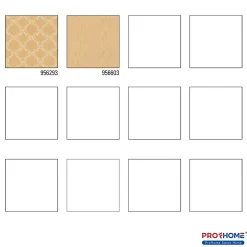 Profhome 956293-GU Papier peint aspect textile texturé mat 5,33 m2