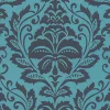 Profhome 369105-GU Papier peint baroque lisse motif mate, fond brillant 5,33 m2