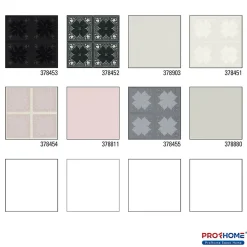 Profhome 378453-GU Papier peint de luxe exclusif légèrement texturé brillant 5,33 m2