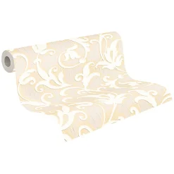Profhome 954907-GU Papier peint aspect textile texturé mat 5,33 m2