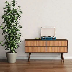 Profhome 377715-GU Papier peint ton-sur ton légèrement texturé brillant 5,33 m2