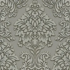 Profhome 368981-GU Papier peint baroque légèrement texturé brillant 5,33 m2