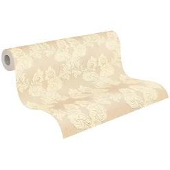 Profhome 956302-GU Papier peint aspect textile texturé mat 5,33 m2