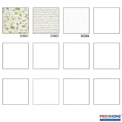 Profhome 319421-GU Papier peint aspect pierre carrelage lisse mat 5,33 m2