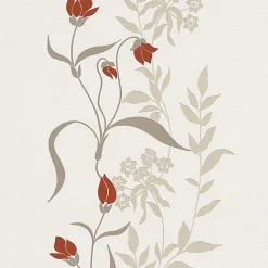 Profhome 958741-GU Papier peint floral texturé mat 5,33 m2