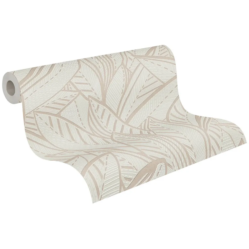 Profhome 399333-GU Papier peint à motifs graphiques légèrement texturé satiné 5,33 m2