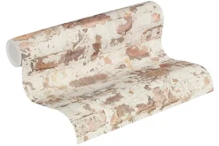 Profhome 369291-GU Papier peint aspect pierre carrelage lisse mat 5,33 m2