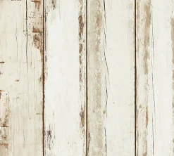 Profhome 368931-GU Papier peint aspect bois lisse mat 5,33 m2