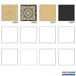 Profhome 370554-GU Papier peint baroque légèrement texturé brillant 7,035 m2