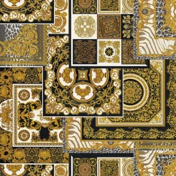 Profhome 370483-GU Papier peint baroque légèrement texturé subtilement chatoyant 7,035 m2