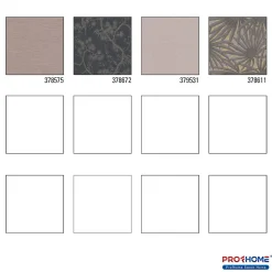 Profhome 378575-GU Papier peint ton-sur ton légèrement texturé subtilement chatoyant 5,33 m2