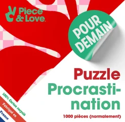 Puzzle Piece & Love 1000 pièces - Procrastination