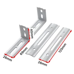 Équerre ajustable pour store enrouleur métal 6-16mm vendue par 2