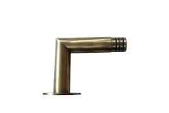 Équerre fixation droite pour barre à rideau GoodHome 28 mm Antiki doré