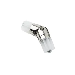 Raccord coudé pour barre à rideau Olympe GoodHome ⌀28 mm gris