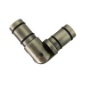 Raccord coudé pour barre à rideau Antiki GoodHome Ø19 mm doré