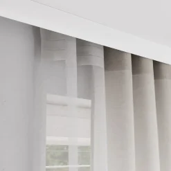 Rail à rideau double Thira blanc L.200cm GoodHome