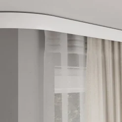 Rail à rideau double Thira blanc L.250cm GoodHome