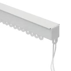 Rail à rideau extensible Millet blanc L.200/300cm GoodHome