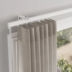 Rail à rideau extensible Millet blanc L.200/300cm GoodHome