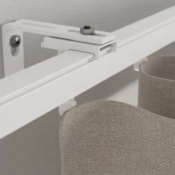 Rail à rideau extensible Millet blanc L.120/210cm GoodHome
