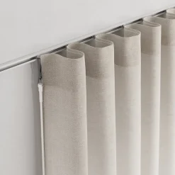 Rail à rideau simple Patras blanc L.200cm GoodHome