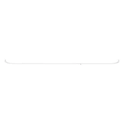 Rail à rideau simple Thira blanc L.200cm GoodHome